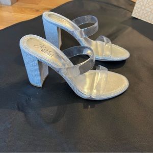 Jewel Badgley Mischka Lucero Clear Heels